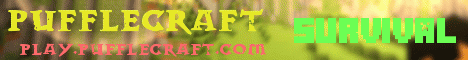 PuffleCraft Minecraft server banner