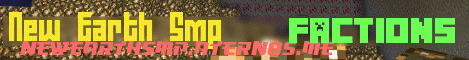 New Earth Smp Minecraft 1.7.10 server Minecraft server banner