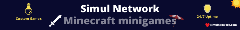 Simul Network Minecraft server banner