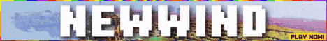 Newwind Survival Minecraft server banner