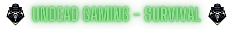 Undead Gaming - Survival Minecraft server banner