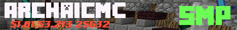 ArchaicMC Minecraft server banner