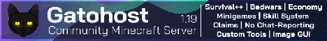 Gatohost-MC Minecraft server banner