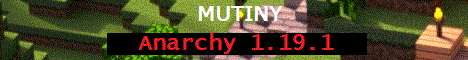 Mutiny Minecraft server banner