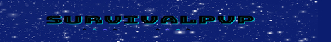 SurvivalPvP Minecraft server banner