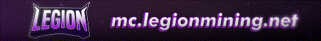 Legion Mining  Minecraft server banner