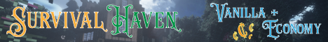 Survival Haven Minecraft server banner