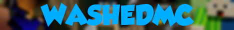 WashedMC Minecraft server banner