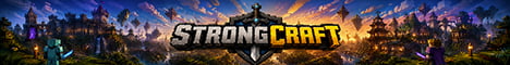 StrongCraft Minecraft United States server Minecraft server banner
