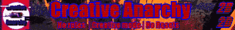 Creative Anarchy | 2b2d Minecraft server banner