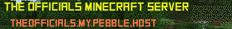 The Officials Minecraft Server Minecraft server banner