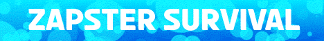 Zapster Survival [SMP] [NEW] Minecraft server banner