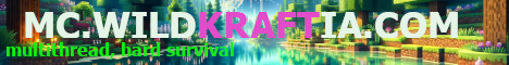 WildKraftia Minecraft server banner