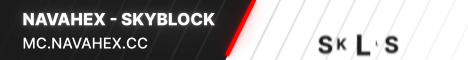 NavaHex - Skyblock Minecraft server banner