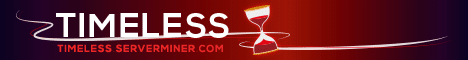 Timeless Minecraft server banner