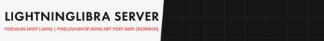 lightninglibra server Minecraft server banner