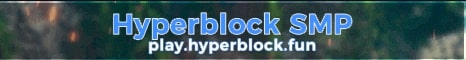 Hyperblock SMP Minecraft server banner