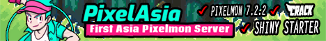 PixelAsia Minecraft server banner