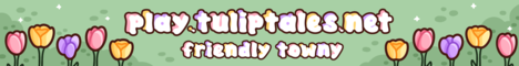 TulipTales Minecraft server banner