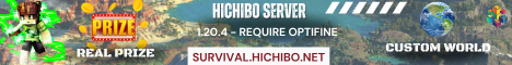 Survival Hichibo Minecraft server banner