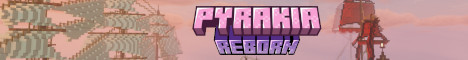 Pyrakia Minecraft server banner