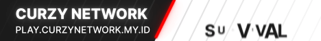 CURZY NETWORK Minecraft server banner