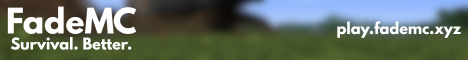 FadeMC Minecraft server banner