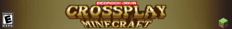 CrossPlayMC Minecraft server banner