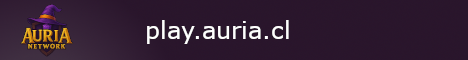 Auria Network Minecraft server banner