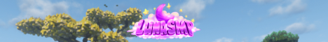 LunaSMP Minecraft server banner