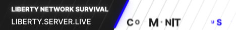 Liberty Network Survival Minecraft server banner