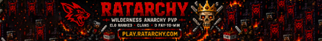 Ratarchy Minecraft server banner