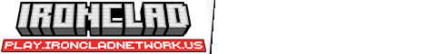 Ironclad Vanilla Minecraft server banner