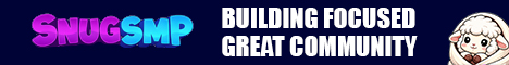 Snug SMP Minecraft server banner