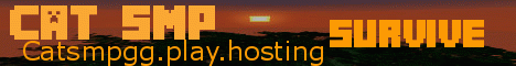 Cat SMP United States Minecraft server banner