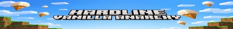 Hardline Vanilla Anarchy 26.1 Minecraft server banner