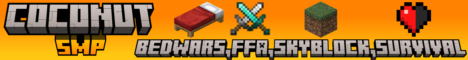 CoconutSMP Minecraft server banner