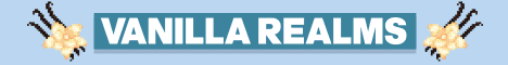 Vanilla Realms Minecraft server banner