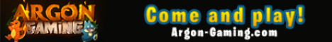 Argon Gaming Minecraft server banner