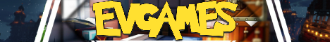 EVGames Network Minecraft server banner