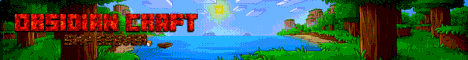 Obsidian Craft Minecraft server banner