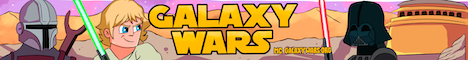 Galaxy Wars (Star Wars) Minecraft server banner