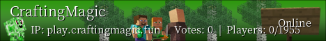 Free minecraft server banner