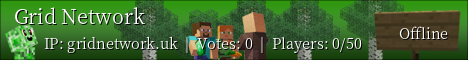 Free minecraft server banner